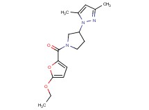 1-[1-(5-ethoxy-2-furoyl)pyrrolidin-3-yl]-3,5-dimethyl-1H-pyrazole