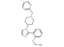 2-({4-[2-(2-ethoxyphenyl)-1H-imidazol-1-yl]piperidin-1-yl}methyl)pyridine