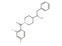 1-[1-(2,4-difluorobenzoyl)-4-piperidinyl]-2-phenylethanol