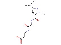 N-[(3-isopropyl-1-methyl-1H-pyrazol-5-yl)carbonyl]glycyl-beta-alanine