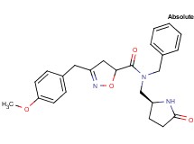 N-benzyl-3-(4-methoxybenzyl)-N-{[(2S)-5-oxo-2-pyrrolidinyl]methyl}-4,5-dihydro-5-isoxazolecarboxamide