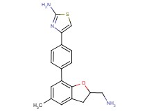 4-{4-[2-(aminomethyl)-5-methyl-2,3-dihydro-1-benzofuran-7-yl]phenyl}-1,3-thiazol-2-amine