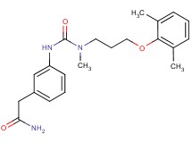 2-[3-({[[3-(2,6-dimethylphenoxy)propyl](methyl)amino]carbonyl}amino)phenyl]acetamide
