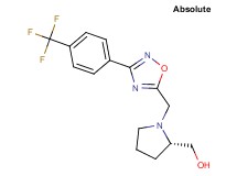 [(2S)-1-({3-[4-(trifluoromethyl)phenyl]-1,2,4-oxadiazol-5-yl}methyl)-2-pyrrolidinyl]methanol