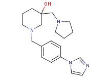 1-[4-(1H-imidazol-1-yl)benzyl]-3-(pyrrolidin-1-ylmethyl)piperidin-3-ol