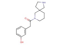 3-[2-(2,7-diazaspiro[4.5]dec-7-yl)-2-oxoethyl]phenol