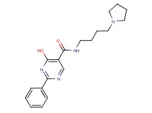 4-hydroxy-2-phenyl-N-(4-pyrrolidin-1-ylbutyl)pyrimidine-5-carboxamide