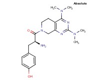 4-{(2S)-2-amino-3-[2,4-bis(dimethylamino)-5,8-dihydropyrido[3,4-d]pyrimidin-7(6H)-yl]-3-oxopropyl}phenol