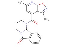 1-[(3,6-dimethylisoxazolo[5,4-b]pyridin-4-yl)carbonyl]-1,3,4,10b-tetrahydropyrimido[2,1-a]isoindol-6(2H)-one
