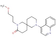2-(3-methoxypropyl)-8-(4-quinolinyl)-2,8-diazaspiro[5.5]undecan-3-one
