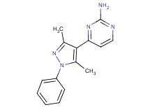 4-(3,5-dimethyl-1-phenyl-1H-pyrazol-4-yl)-2-pyrimidinamine