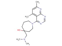 4-[(dimethylamino)methyl]-1-(5,7-dimethylpyrido[2,3-d]pyrimidin-4-yl)azepan-4-ol