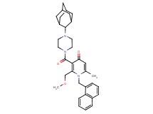 3-{[4-(2-adamantyl)-1-piperazinyl]carbonyl}-2-(methoxymethyl)-6-methyl-1-(1-naphthylmethyl)-4(1H)-pyridinone