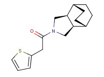 (1R*,2R*,6S*,7S*)-4-(2-thienylacetyl)-4-azatricyclo[5.2.2.0~2,6~]undecane