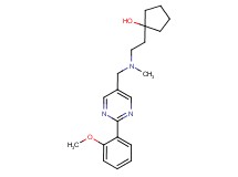 1-{2-[{[2-(2-methoxyphenyl)pyrimidin-5-yl]methyl}(methyl)amino]ethyl}cyclopentanol