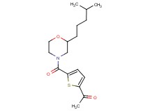 1-(5-{[2-(4-methylpentyl)-4-morpholinyl]carbonyl}-2-thienyl)ethanone