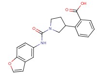 2-{1-[(1-benzofuran-5-ylamino)carbonyl]-3-pyrrolidinyl}benzoic acid
