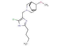 (8-syn)-3-[(2-butyl-5-chloro-1H-imidazol-4-yl)methyl]-8-methoxy-3-azabicyclo[3.2.1]octane