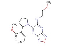 N-(2-methoxyethyl)-6-[2-(2-methoxyphenyl)-1-pyrrolidinyl][1,2,5]oxadiazolo[3,4-b]pyrazin-5-amine