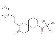 8-(2-methylalanyl)-2-(2-phenylethyl)-2,8-diazaspiro[5.5]undecan-3-one