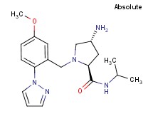 (2S,4R)-4-amino-N-isopropyl-1-[5-methoxy-2-(1H-pyrazol-1-yl)benzyl]pyrrolidine-2-carboxamide