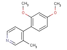 4-(2,4-dimethoxyphenyl)-3-methylpyridine
