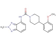 4-(2-methoxyphenyl)-N-(2-methyl-2H-1,2,3-benzotriazol-4-yl)piperidine-1-carboxamide