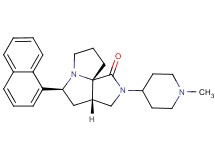 (3aS*,5S*,9aS*)-2-(1-methyl-4-piperidinyl)-5-(1-naphthyl)hexahydro-7H-pyrrolo[3,4-g]pyrrolizin-1(2H)-one
