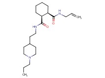 (1R*,2S*)-N-allyl-N'-[2-(1-propylpiperidin-4-yl)ethyl]cyclohexane-1,2-dicarboxamide
