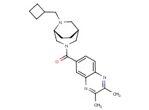 6-{[(1R*,5R*)-6-(cyclobutylmethyl)-3,6-diazabicyclo[3.2.2]non-3-yl]carbonyl}-2,3-dimethylquinoxaline
