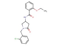 N-[1-(2-chlorobenzyl)-5-oxopyrrolidin-3-yl]-2-ethoxybenzamide