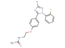 N-(2-{4-[1-(2-fluorophenyl)-1H-1,2,4-triazol-5-yl]phenoxy}ethyl)acetamide