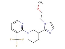2-{3-[1-(2-methoxyethyl)-1H-imidazol-2-yl]-1-piperidinyl}-3-(trifluoromethyl)pyridine