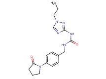 N-[4-(2-oxopyrrolidin-1-yl)benzyl]-N'-(1-propyl-1H-1,2,4-triazol-3-yl)urea