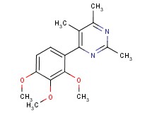 2,4,5-trimethyl-6-(2,3,4-trimethoxyphenyl)pyrimidine