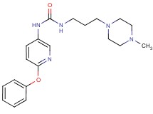N-[3-(4-methylpiperazin-1-yl)propyl]-N'-(6-phenoxypyridin-3-yl)urea