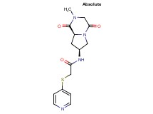 N-[(7S,8aS)-2-methyl-1,4-dioxooctahydropyrrolo[1,2-a]pyrazin-7-yl]-2-(pyridin-4-ylthio)acetamide