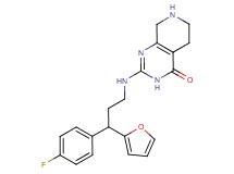 2-{[3-(4-fluorophenyl)-3-(2-furyl)propyl]amino}-5,6,7,8-tetrahydropyrido[3,4-d]pyrimidin-4(3H)-one hydrochloride