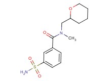 3-(aminosulfonyl)-N-methyl-N-(tetrahydro-2H-pyran-2-ylmethyl)benzamide