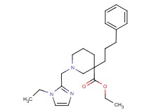 ethyl 1-[(1-ethyl-1H-imidazol-2-yl)methyl]-3-(3-phenylpropyl)-3-piperidinecarboxylate