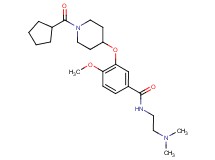 3-{[1-(cyclopentylcarbonyl)-4-piperidinyl]oxy}-N-[2-(dimethylamino)ethyl]-4-methoxybenzamide