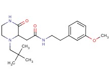 2-[1-(2,2-dimethylpropyl)-3-oxo-2-piperazinyl]-N-[2-(3-methoxyphenyl)ethyl]acetamide