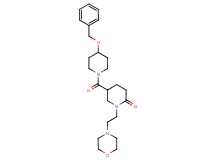 5-{[4-(benzyloxy)-1-piperidinyl]carbonyl}-1-[2-(4-morpholinyl)ethyl]-2-piperidinone