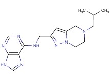 N-[(5-isobutyl-4,5,6,7-tetrahydropyrazolo[1,5-a]pyrazin-2-yl)methyl]-9H-purin-6-amine
