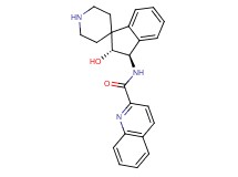 N-[(2R*,3R*)-2-hydroxy-2,3-dihydrospiro[indene-1,4'-piperidin]-3-yl]-2-quinolinecarboxamide