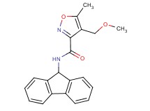 N-9H-fluoren-9-yl-4-(methoxymethyl)-5-methylisoxazole-3-carboxamide