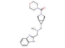 (1H-benzimidazol-2-ylmethyl)methyl{[(1R*,5S*,6r)-3-(morpholin-4-ylcarbonyl)-3-azabicyclo[3.1.0]hex-6-yl]methyl}amine