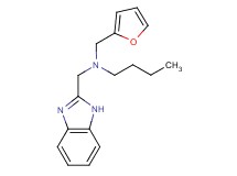 (1H-benzimidazol-2-ylmethyl)butyl(2-furylmethyl)amine