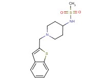 N-[1-(1-benzothien-2-ylmethyl)piperidin-4-yl]methanesulfonamide