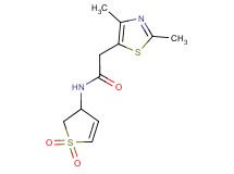 2-(2,4-dimethyl-1,3-thiazol-5-yl)-N-(1,1-dioxido-2,3-dihydro-3-thienyl)acetamide